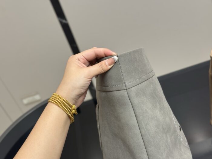 Chanel Denim Beach Bag - Washed And Distressed Finish - Image 6