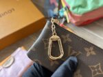 Louis Vuitton Monogram/Denim Coin Purse Card Holder Car Key Accessory Adorable And Practical - Image 6