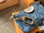 Louis Vuitton Monogram/Denim Coin Purse Card Holder Car Key Accessory Adorable And Practical - Image 9