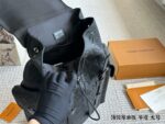 Louis Vuitton Tiro Backpack Genuine Leather Spacious Compartmentalised Design Adjustable Buckle - Image 9