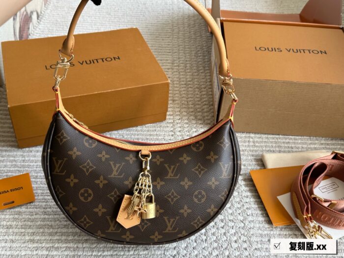 Louis Vuitton Loop New Edition With Box Replica Moon Bag Handheld, Crossbody, Underarm - Image 1