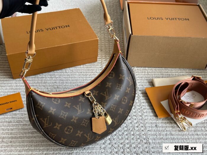 Louis Vuitton Loop New Edition With Box Replica Moon Bag Handheld, Crossbody, Underarm - Image 5
