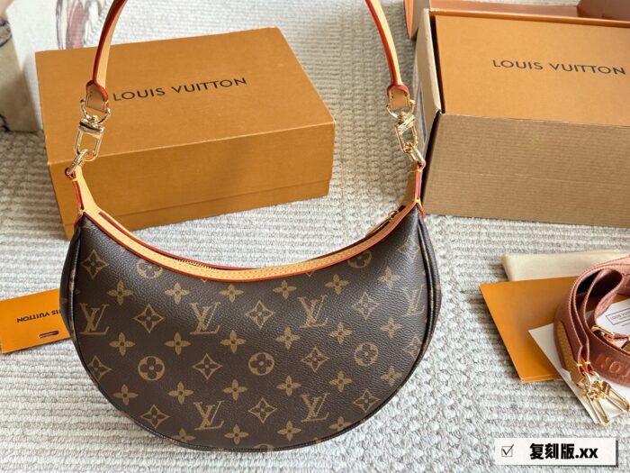 Louis Vuitton Loop New Edition With Box Replica Moon Bag Handheld, Crossbody, Underarm - Image 7