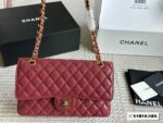 Chanel Cf Series Caviar Grain Leather Diamond Quilted Chain Bag - Image 4