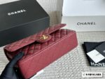 Chanel Cf Series Caviar Grain Leather Diamond Quilted Chain Bag - Image 9