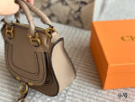 Chloe Handheld Saddle Bag Cowhide Leather Suede / Fringe / Rivets / Horseshoe Buckle Retro Elegance - Image 4