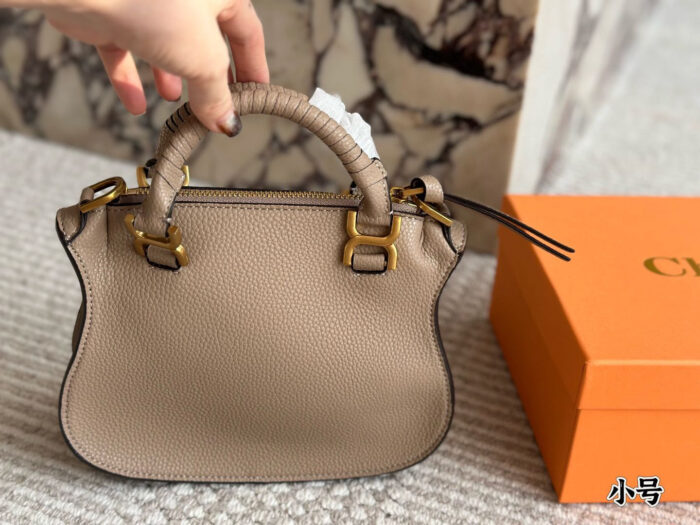 Chloe Handheld Saddle Bag Cowhide Leather Suede / Fringe / Rivets / Horseshoe Buckle Retro Elegance - Image 5