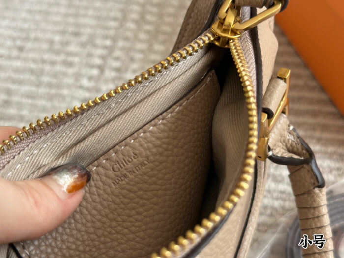 Chloe Handheld Saddle Bag Cowhide Leather Suede / Fringe / Rivets / Horseshoe Buckle Retro Elegance - Image 9