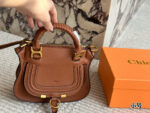 Chloe Handheld Saddle Bag Cowhide Leather Suede / Fringe / Rivets / Horseshoe Buckle Retro Elegance - Image 11