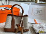 Hermès Mini Garden Handbag Exquisitely Charming Complimentary Silk Scarf And Pendant Complete With Box - Image 12