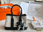 Hermès Mini Garden Handbag Exquisitely Charming Complimentary Silk Scarf And Pendant Complete With Box - Image 14