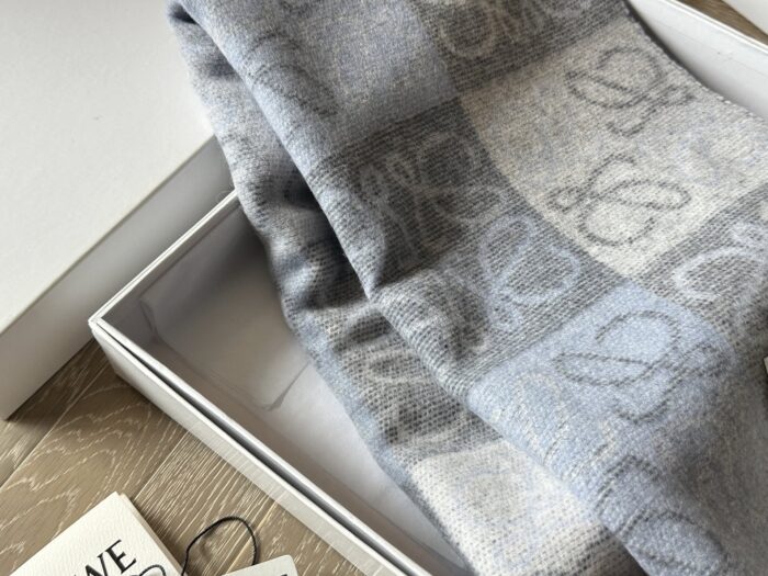 Loewe Cashmere Scarf Delicate Colour Palette Soft And Comfortable Complete With Box - Image 3
