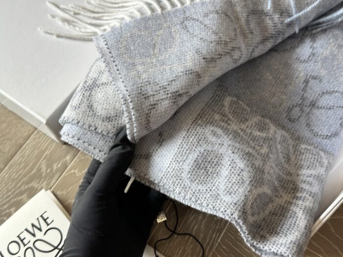 Loewe Cashmere Scarf Delicate Colour Palette Soft And Comfortable Complete With Box - Image 6