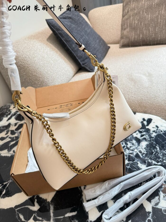 Coach Juliet Series Classic Monogram Shoulder Crossbody Bag - Image 3