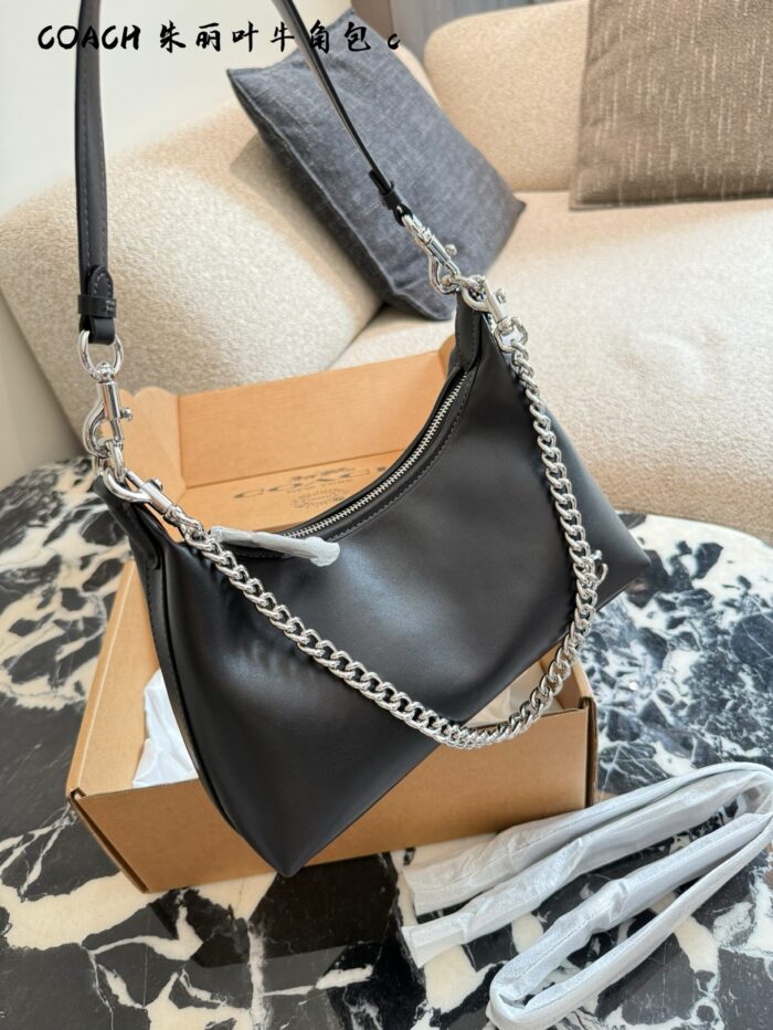 Coach Juliet Series Classic Monogram Shoulder Crossbody Bag - Image 6