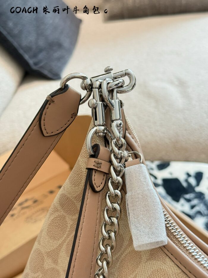 Coach Juliet Series Classic Monogram Shoulder Crossbody Bag - Image 5