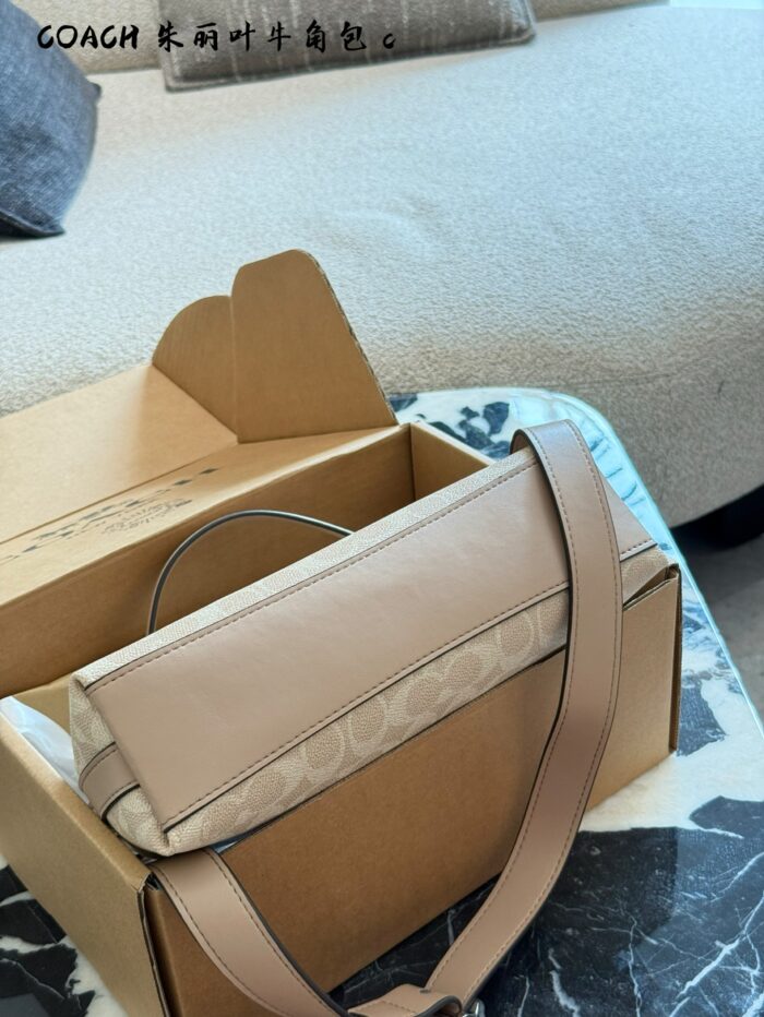 Coach Juliet Series Classic Monogram Shoulder Crossbody Bag - Image 6