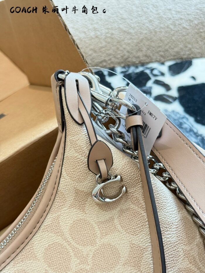 Coach Juliet Series Classic Monogram Shoulder Crossbody Bag - Image 9
