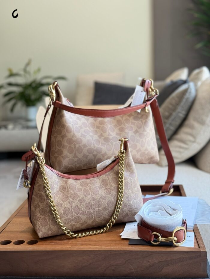 Coach Juliet Classic Monogram Shoulder Crossbody Bag - Image 1