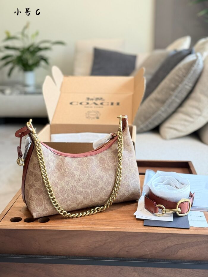 Coach Juliet Classic Monogram Shoulder Crossbody Bag - Image 4