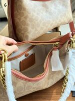 Coach Juliet Classic Monogram Shoulder Crossbody Bag - Image 8