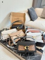 Coach Tabby Series Classic Dionysus Bag Multiple Colours Underarm Crossbody Style Adjustable Shoulder Strap Internal Compartment - Image 10