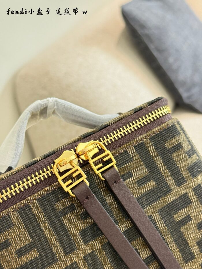 Fendi Exquisitely Crafted Mini Box Bag - Image 6