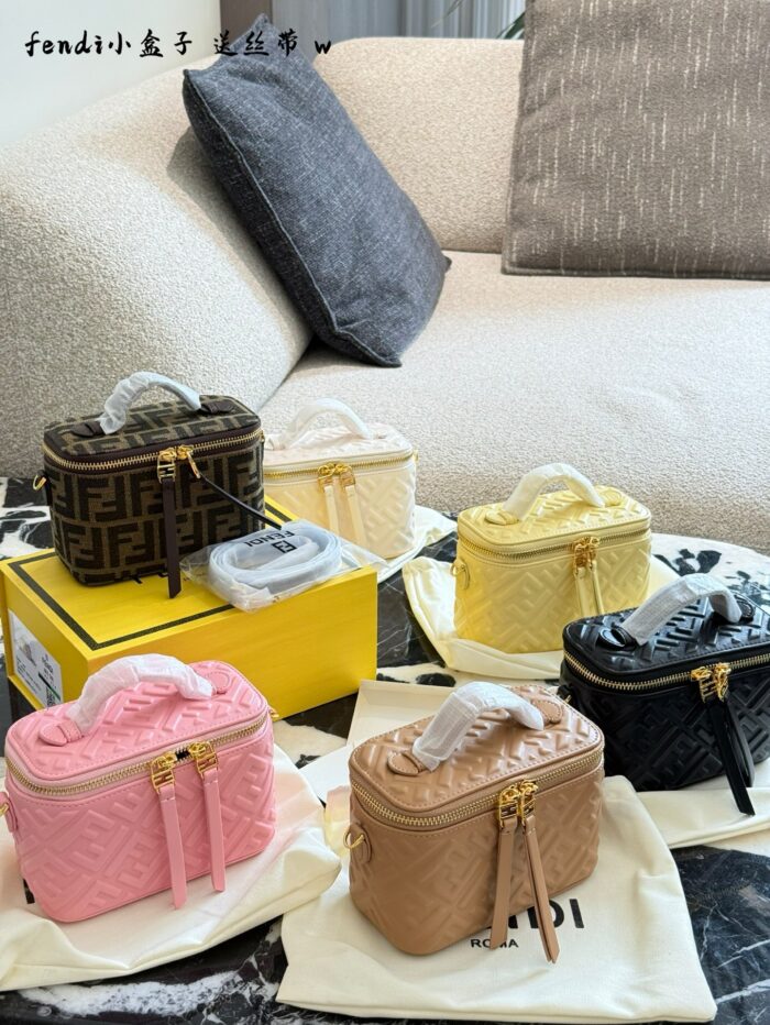 Fendi Exquisitely Crafted Mini Box Bag - Image 10