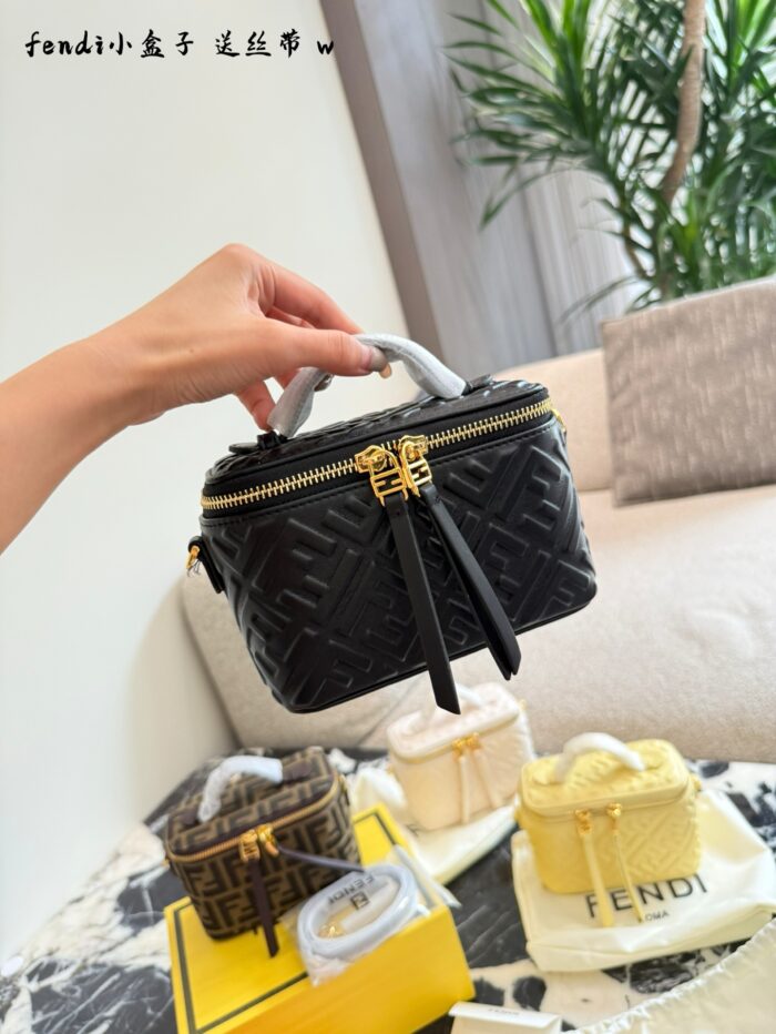 Fendi Exquisitely Crafted Mini Box Bag - Image 13