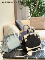 Hermès Birkin 25 Lace Pearl Grey Discontinued Limited Edition Handbag - Image 6