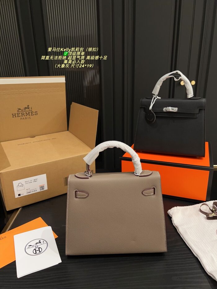 Hermès Kelly Bag (Silver Buckle) An Absolute Must-Have For Sophisticated Style - Image 3