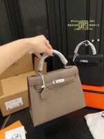 Hermès Kelly Bag (Silver Buckle) An Absolute Must-Have For Sophisticated Style - Image 8