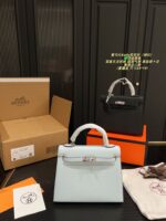Hermès Kelly Bag (Silver Buckle) An Absolute Must-Have For Sophisticated Style - Image 12