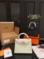 Hermès Kelly Bag (Silver Buckle) An Absolute Must-Have For Sophisticated Style - Image 16