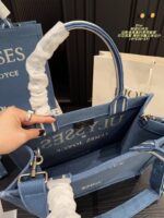 Dior Embroidered Tote Bag Printed Embossed Design Shoulder/Handheld Generous Capacity - Image 5