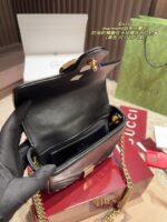 Gucci Marmont Chain Bag Metal Double G Logo Platinum Colourway Timelessly Chic - Image 8
