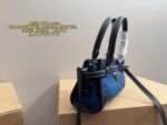 Prada Denim Softlux: Stylish Vintage Compact Cute Everyday Bag - Image 5