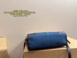 Prada Denim Softlux: Stylish Vintage Compact Cute Everyday Bag - Image 6