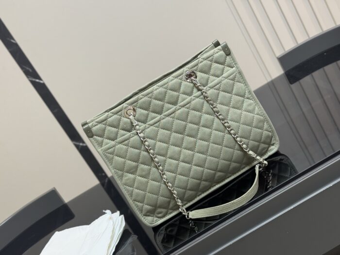 Chanel Denim Beach Bag - Washed Vintage Finish - Image 8