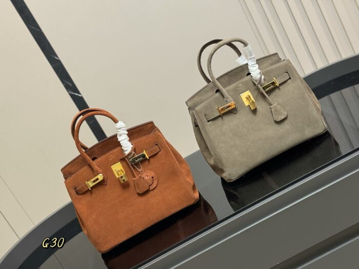 Hermès Bk30 Top-Grain Leather Handbag (Authentic Quality) - Image 1