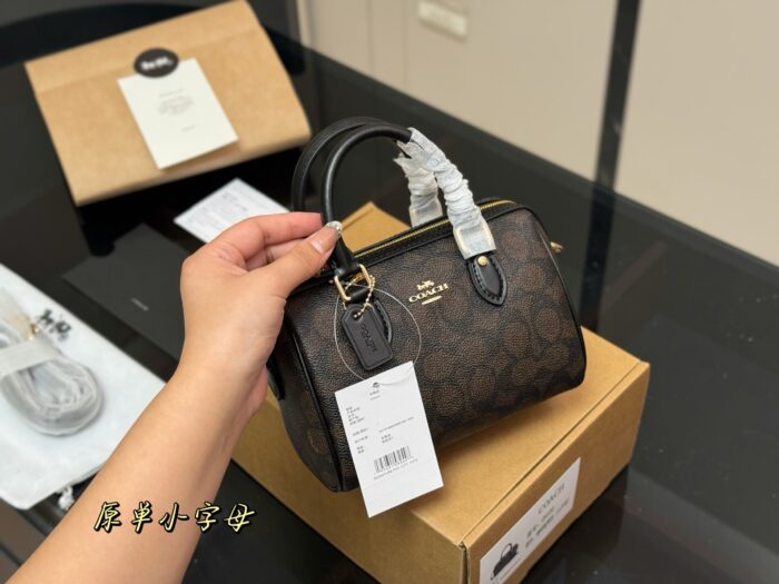 Coach Mini Boston Pillow Bag Cute Mini Large Capacity - Image 2