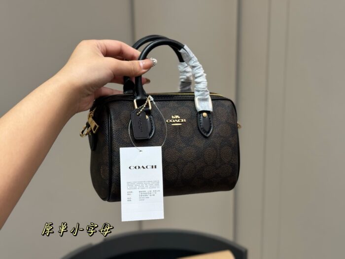 Coach Mini Boston Pillow Bag Cute Mini Large Capacity - Image 9