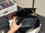 Yves Saint Laurent Calypso Lambskin-Patterned Chain-Handle Underarm Bag - Image 4