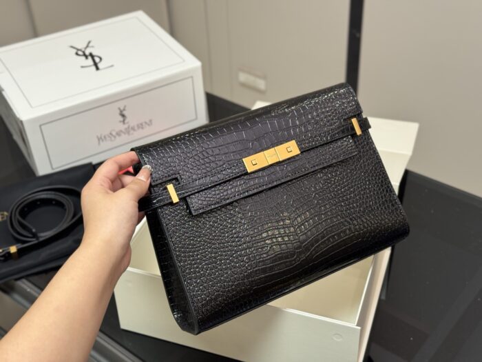 Yves Saint Laurent Manhattan Shoulder Bag Cool, Edgy Luxury Ultimate Aesthetic Appeal - Image 2