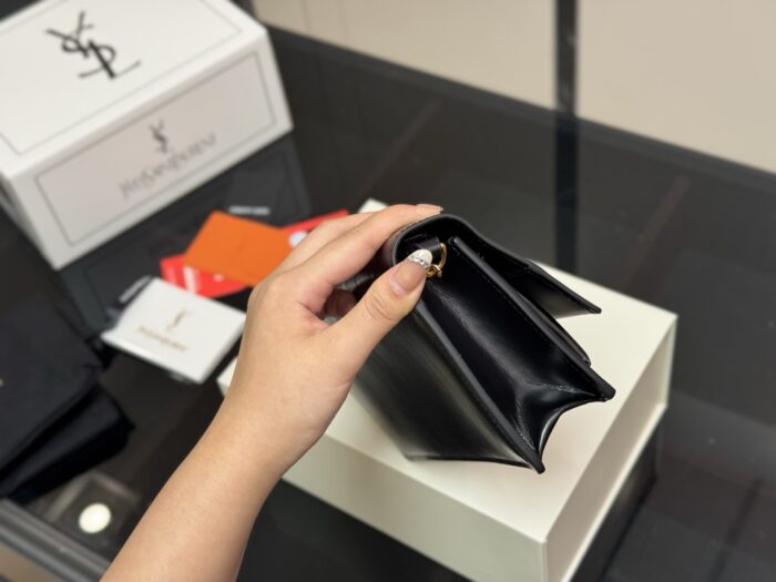 Yves Saint Laurent Sunset Bag Classic Logo Design - Image 6