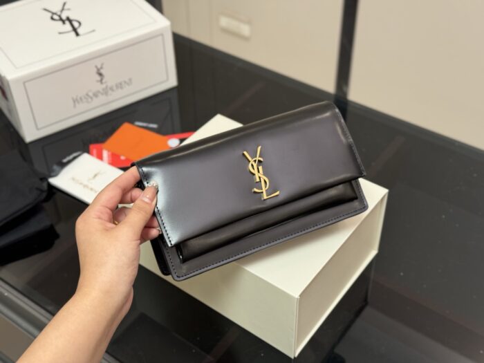 Yves Saint Laurent Sunset Bag Classic Logo Design - Image 10