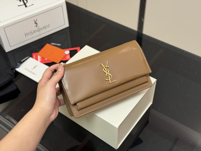 Yves Saint Laurent Sunset Bag Classic Logo Design - Image 11
