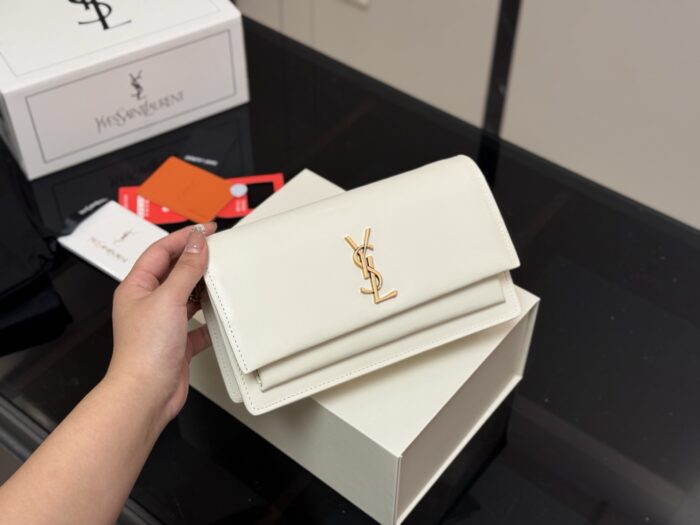 Yves Saint Laurent Sunset Bag Classic Logo Design - Image 12