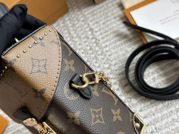 Louis Vuitton Replica Runway Box Bag Square, Compact, Vintage-Inspired Adornments - Image 5