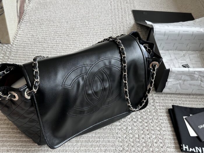 Chanel Tote Bag In Black. Shoulder, Crossbody, Or Handheld. Practical And Unlikely To Clash With Others. - Image 2